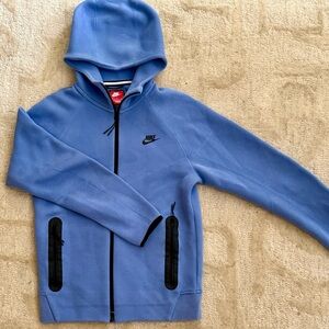 Men’s Nike Blue Zip-Up Hoodie - small